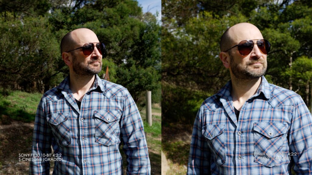 LUMIX CINE-LIKE D2 (CNED2) vs Sony S-Cinetone