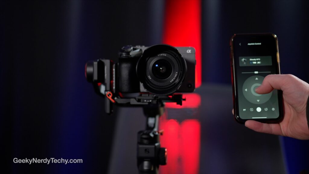 Hohem iSteady MT2 mobile phone app for full remote control