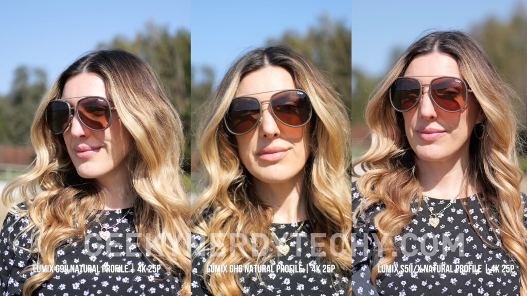 Panasonic S5IIX vs G9II vs GH6 Color Science