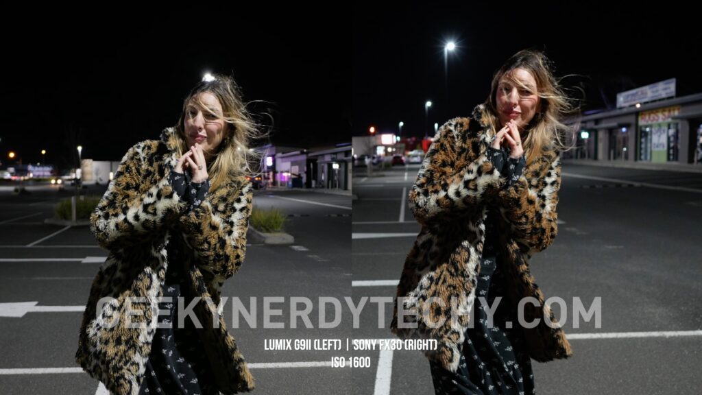 Panasonic G9II vs Sony FX30 Low Light Performance