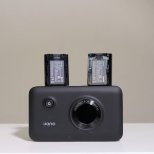 llano 2-in-1 NP-FZ100 Fast Camera Dual Battery Portable Charger for Sony